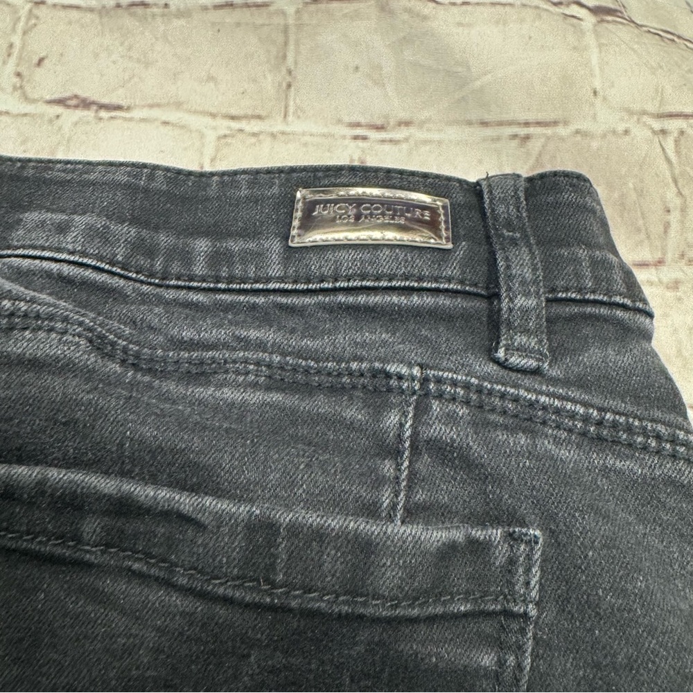 Juicy Couture plus Sz 16 black ankle crop jeans pants - Picture 7 of 10